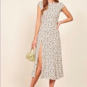REFORMATION Gavin Midi Dress Size 0